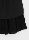 Delong Vintage Punching Flare Long Skirt