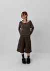 Donenka Pigment Cargo Bermuda Shorts