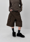 Donenka Pigment Cargo Bermuda Shorts