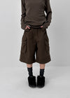 Donenka Pigment Cargo Bermuda Shorts