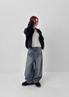 Redul High-Neck Blouson Jumper