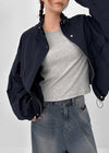 Redul High-Neck Blouson Jumper