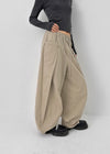 Long-nut Banding Rivet String Wide Pants