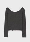 [MADE] Carino Snap Button Two-Way Long Sleeve Tee