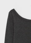 [MADE] Carino Snap Button Two-Way Long Sleeve Tee
