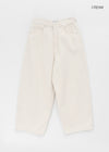 Kumtner String Cotton Wide Pants