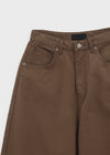 Kumtner String Cotton Wide Pants
