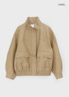 Onyeo High-neck Leather Jumper