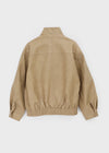 Onyeo High-neck Leather Jumper