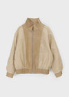 Onyeo High-neck Leather Jumper