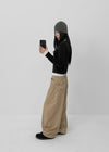 Dinu Bijou Embroidered Balloon Cotton Pants