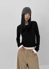 [MADE] Softy Angora Round Neck Long Sleeve T-shirt