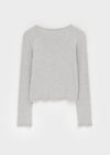[MADE] Softy Angora Round Neck Long Sleeve T-shirt