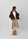 Redul High-Neck Blouson Jumper