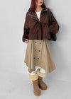 Redul High-Neck Blouson Jumper