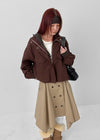 Redul High-Neck Blouson Jumper