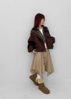 Redul High-Neck Blouson Jumper