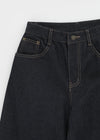 Deansi Non-fade Raw Balloon Denim Pants