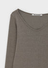 [MADE] Siero Wide V-Neck Long Sleeve Tee