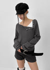 Firrell Snap Button Waffle Long Sleeve T-shirt