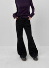 Klung Back Pocket Bootcut Cotton Pants