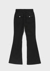 Klung Back Pocket Bootcut Cotton Pants