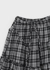 Tending Check Cancan Midi Skirt