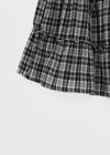Tending Check Cancan Midi Skirt