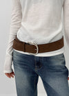 Weller Wide Suede Belt