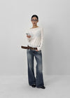 James Wide Bootcut Denim Pants