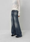 James Wide Bootcut Denim Pants