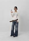 James Wide Bootcut Denim Pants