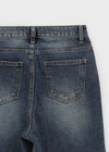 James Wide Bootcut Denim Pants