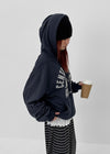 Disecil Loose Fit Patch Hoodie