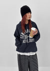 Disecil Loose Fit Patch Hoodie