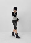 Temson Seamline Denim Capri Pants