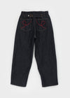 Kelube Bijo Raw Wide Denim Pants