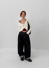 Kelube Bijo Raw Wide Denim Pants