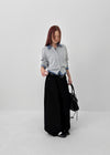 [MADE] Bellea Folding Wide Cotton Pants