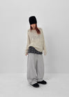 Otto Patch Check Color Block Banding Pants