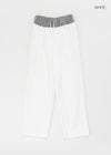 Otto Patch Check Color Block Banding Pants