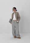 [MADE] Digit Pintuck Two-way Banding Pants