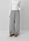 [MADE] Digit Pintuck Two-way Banding Pants