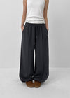 [MADE] Digit Pintuck Two-way Banding Pants