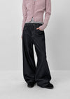 Deansi Non-fade Raw Balloon Denim Pants