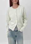 Gaeville Round Basic Cardigan