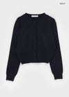 Gaeville Round Basic Cardigan