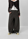 [MADE] Bellea Folding Wide Cotton Pants