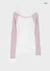 Tomerton Nagrang Off-Shoulder Long Sleeve T-Shirt