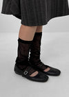 Tulum See-through Wave Leg Warmers